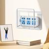 Router Shelf Wall Mount No Drill Heavy-Duty Space-Saving Wall Mounted Router Rack Internet Box For Management Organization Cable