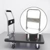 Foldable Flatbed Cart Handle High Performance Steel Folding Hand Truck Handle for Shops and Storage