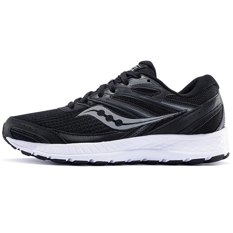 SAUCONY Cohesion 13 Mesh Casual Low Top Running Shoes Men Sneaker Black White S20559-1