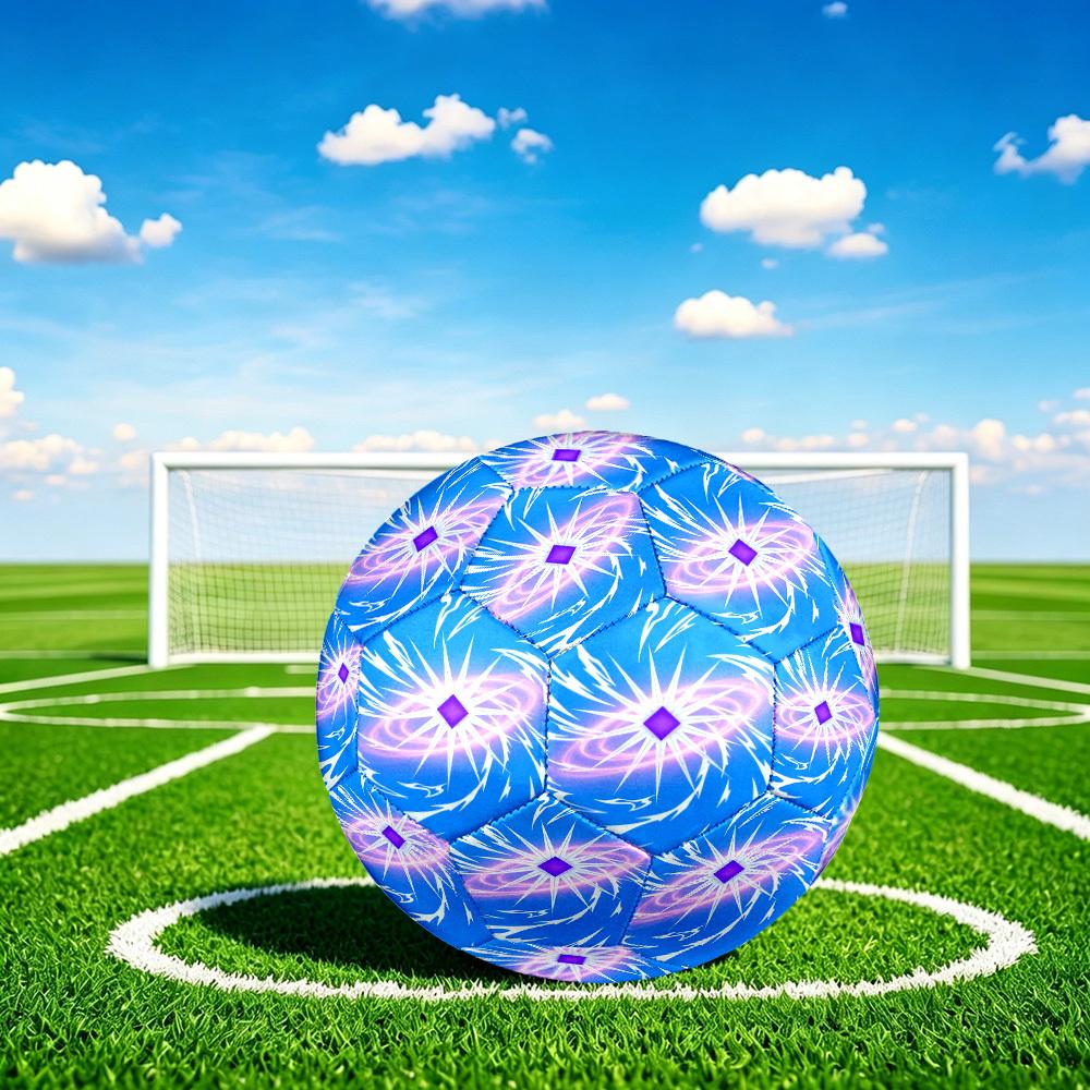 1pc Cosmic Energy Burst Size 5 Soccer Ball Professional Match Training Football Indoor &Outdoor Sports Ball Lightweight Durable C6567