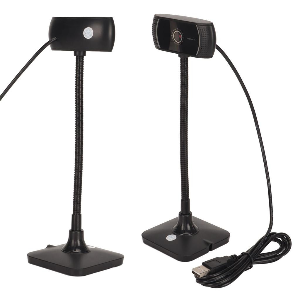 C185 HD Webcam Noise Reduction 60 Degree View 360 Degree Rotation 30 Fps Webcam for Video Live Streaming Conference