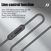 Digital Chip 3.5Mm With Microphone Audio Cable Head Mounted Headphones Adjust Volume Control Microphone Aux Audio Cable