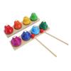 Desk Bells for Kids Bell Percussion Instrument 8 Notes Colorful Music Bells Percussion Instrument