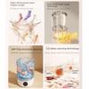 2 Modes Double Cup Washing Machine Transparent Tank Portable Sock Washer  Dormitory Use