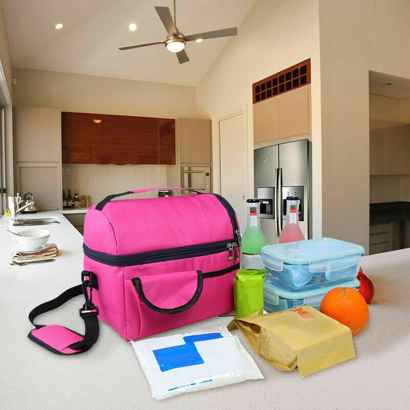 Bag Lunch Insulated For Men Women Kids Thermos Cooler Adults Tote Food Box Lunch