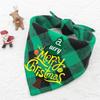 Christmas Day Pet Small Medium Large Dog Dog Cat Double Teddy Dog Triangle Towel Saliva Cat Bib Supplies