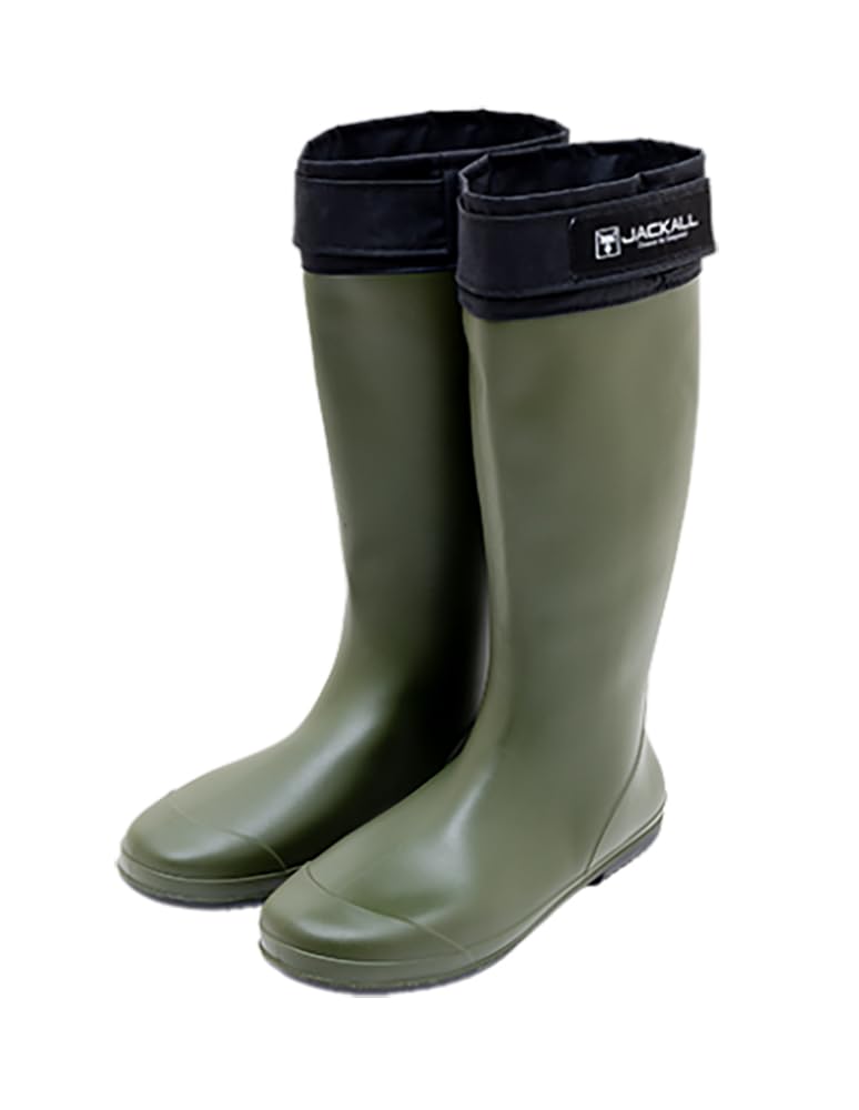 JACKALL Packable Size M Boots, Green, (25-25.5cm)