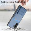 C1-11 for Samsung Galaxy A13 5G/A04s 4G (164.7 x 76.7 x 9.1 mm) Case Folding Kickstand Leather Coated TPU Phone Cover