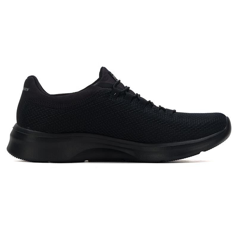 Skechers Memory Foam Comfortable Shock Absorbing Breathable Lightweight Low Top Casual Shoes Women Sneaker Black 897993-BBK