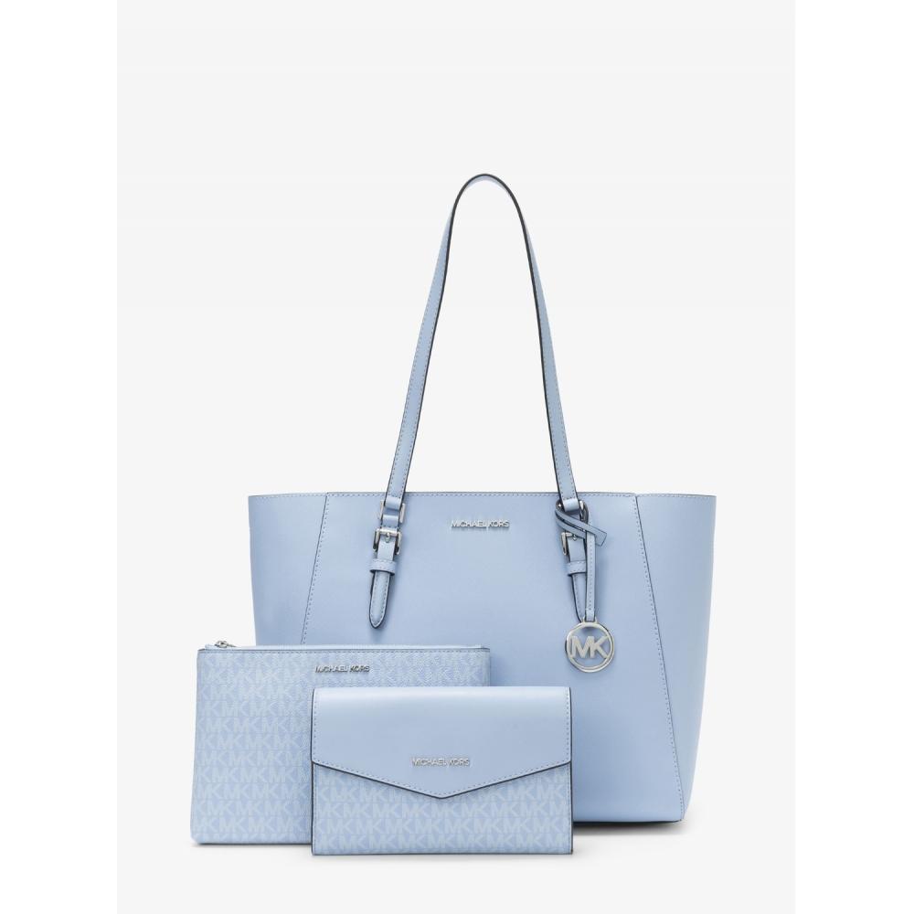 

Michael Kors Charlotte 3 In 1 Tote Large 35r3scft3t1540 Light Sky F