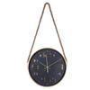 Simple Hanging Rope Wall Clock, Creative Fashion Clock, Wall Clock, Living Room Wall Clock, 12-inch Quartz Clock for Home Use