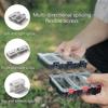 Water Resistant Magnetic Luminous Tackle Box For Fishing Lure Tackle Box For Fishing Portable Fishing Tackle Storage Box
