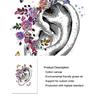 Anatomical Inner Ear Audiology Cochlea Wall Art Canvas Painting Nordic Posters And Prints Wall Pictures For Medical Clinic Decor