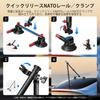 NEEWER Triple Suction Cup Carbon for Action Includes Action Camera NATO and 60cm Extension Suction Cup Mount Compatible with and Up to 5kg Mount,