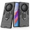 For Honor X40 5G/X9a 5G/Magic5 Lite 5G Ring Holder Kickstand Back Cover TPU+PC Anti-drop Phone Case