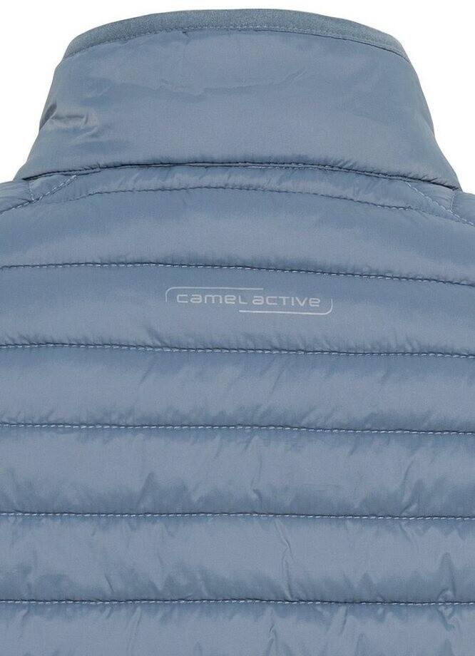 Winter Jacket Camel Active Light Quilted Vest Made of Recycled Polyamide (460840-3E52) Stone Blue