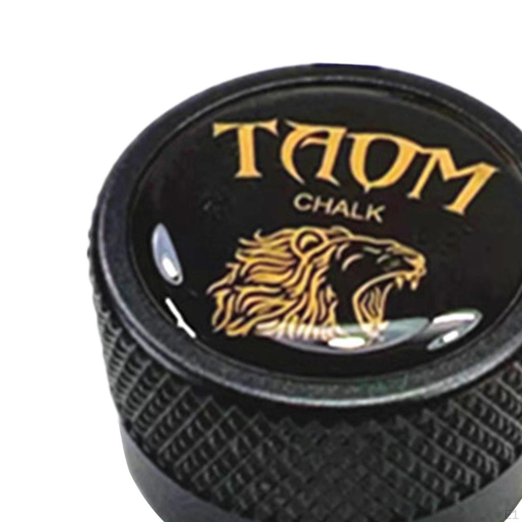 Pool Chalk Holder Storage Box Tip Case Container Billiard Black
