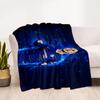 Chelsea Fc Player Portrait Blanket Comfortable Great for Bed Livingroom Seaside All-Season Use Modern Style