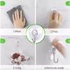 1/8/12pcs Suction Cup Hooks Strong Suction Cup Holder with Plastic Hooks For Glass Window Home Kitchen Bathroom Wall Hook Hanger