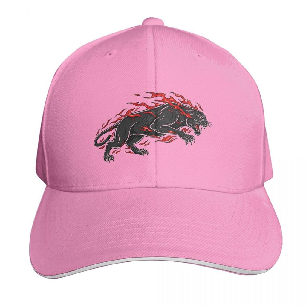 Fiery Panther Flaming Beast Cap Fashion Casual Baseball Caps Adjustable Hat Hip Hop Summer Unisex Baseball Hats Polychromatic