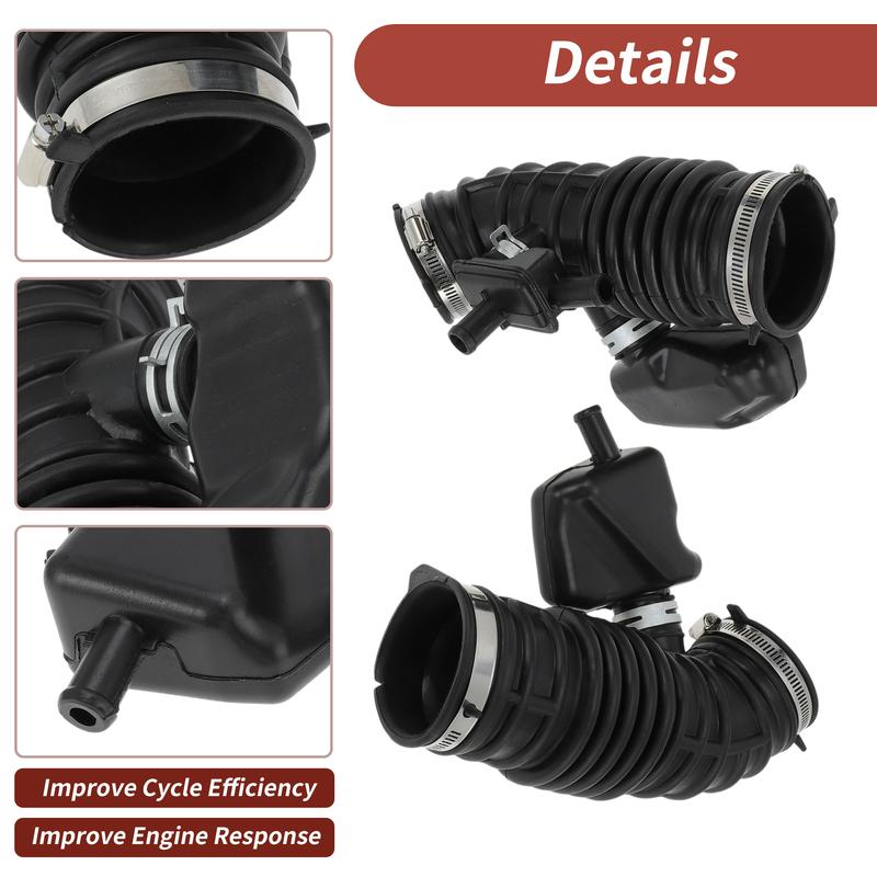 UXCELL Air Intake Hose with Clamps for Infiniti FX35 2009-2012 No.165761CB1A/165761CB0A