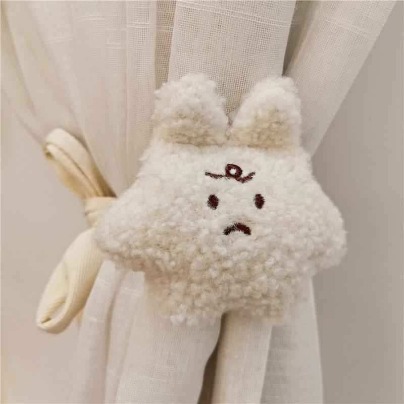 Cartoon Doll Curtain Strap Cute Cloud Shape Curtain Buckle Clip Decor Bear Hanging Curtain Strap
