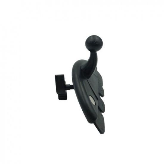 Car CD Slot Mount Phone Holder 17mm Ball Head Base Black for Phone GPS Bracket
