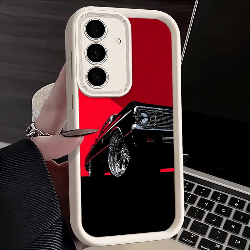 Phone Case for Samsung Galaxy S26 S25 Ultra S24 FE Classic Vintage Retro Car Shell S23 Plus S22 + S21 S20 5G Soft Silicone Funda