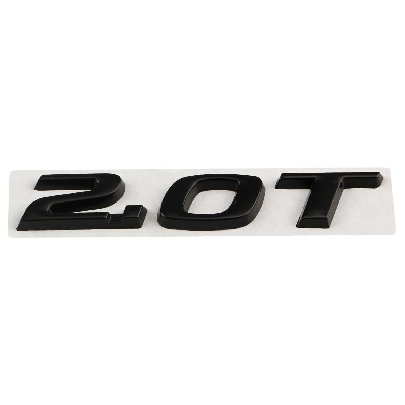 Car 3D Metal 2.0T Sport Displacement Trunk Logo Sticker Emblem Badge Decals For Honda Accord 10th Civic CRV Styling Accessories