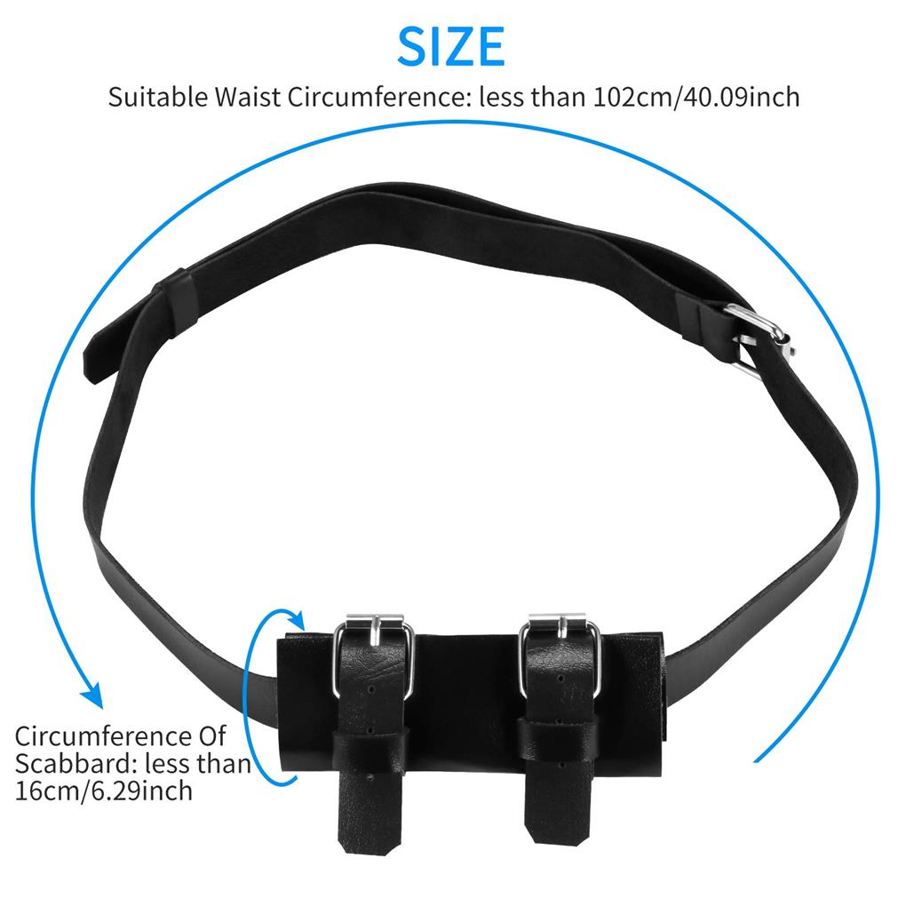 Sword Belt Body Adorn Cosplay Accessory Waist Strap Organizer No.2