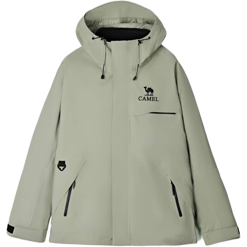 CAMEL All weather Abrasion Resistant Water Repellent Windproof Thermal Windbreaker Jacket Unisex W34CATG603