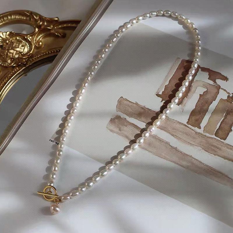 

Титановая сталь OT Застежка Пресноводный жемчуг Чокер