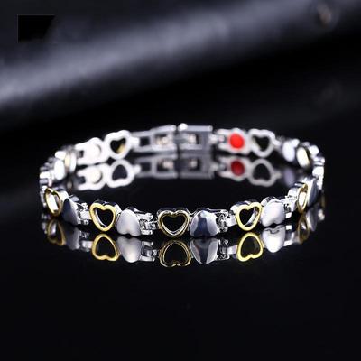 European & American Fashion Magnetic Love Bracelet – Elegant Hollow Couple Design for Women