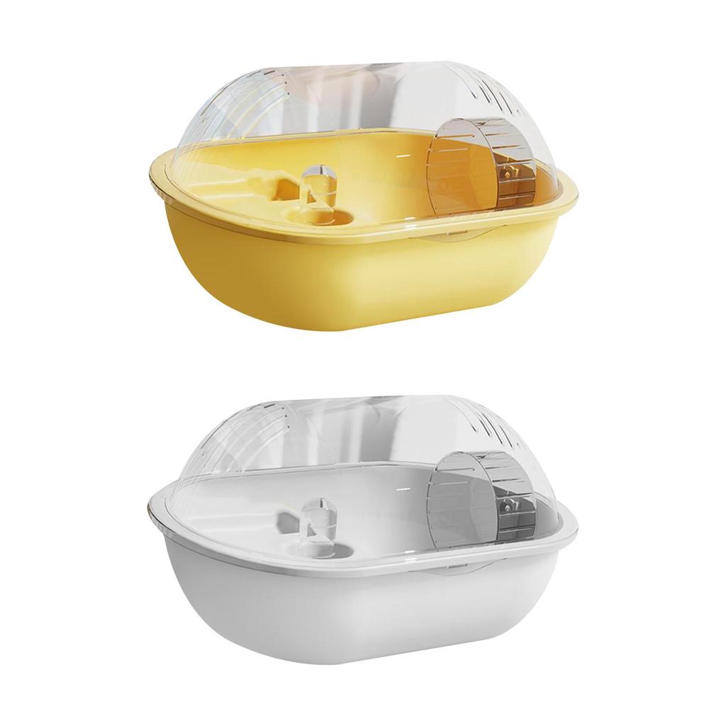 Dwarf Hamster Cage Hideaway Climbing Ramp Breathable Exercise Playing for Small Bunny Sugar Glider Gerbils Mice Pet Supplies