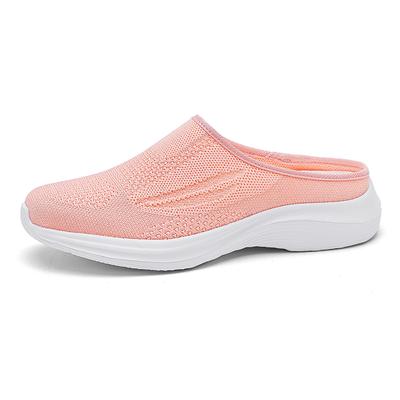 Mules Donna Estive Traspiranti Leggere Nuove Casual Mezza Pantofola Piatte da Esterno Zapatos De Mujer Scarpe di Qualità per Donna Pantofole