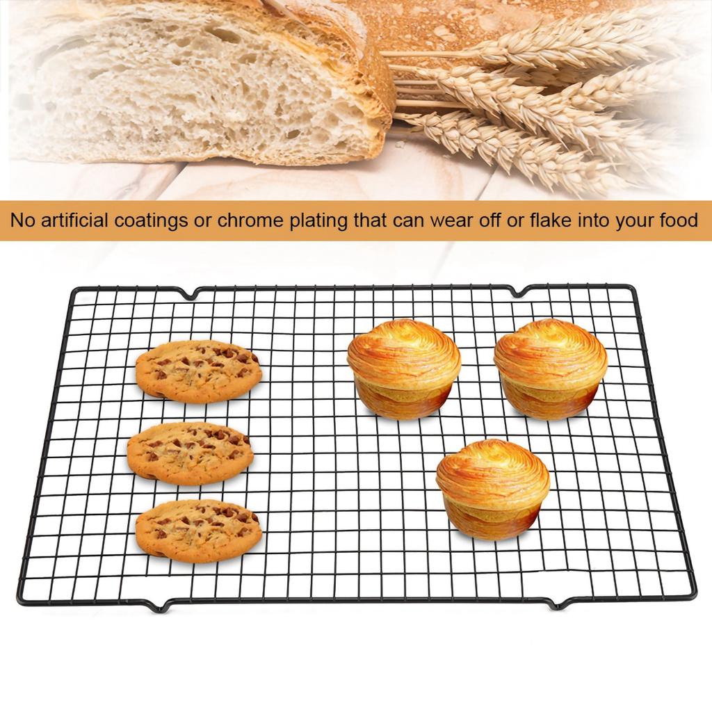 Stainless Steel Baking Rack, Nonstick Cooking Grill Tray with Small Holes for Even Cooling, for   Cake Bread