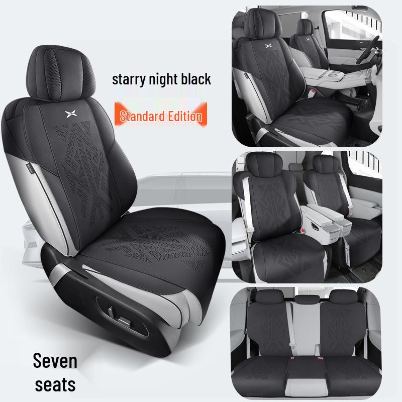 

Чехол на сиденье автомобиля Xiaopeng X9 из замши - Универсальный, вентилируемый и дышащий для всех сезонов Xiaopeng X9