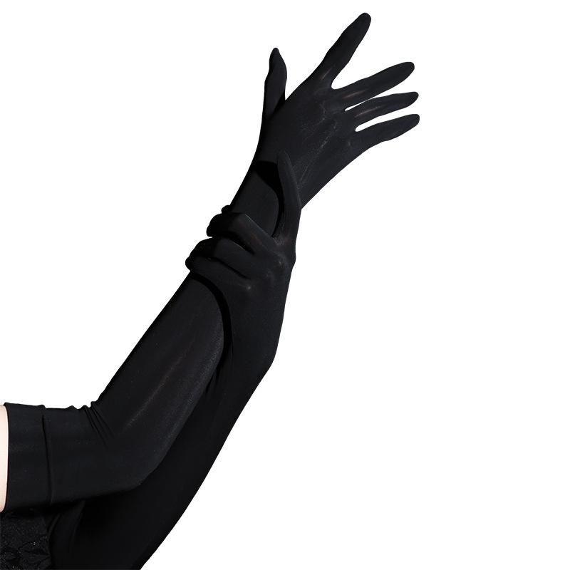 Ultra-Thin Glossy Silk Five-Finger Sensual Stockings, Fun Gloves, Lustless Shiny Silky Temptation For Sexy Women