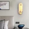 Nordic Copper Marble Wall Lamp: Postmodern Round Design for Bedroom, Living Room, Office, Hotel or Lobby.