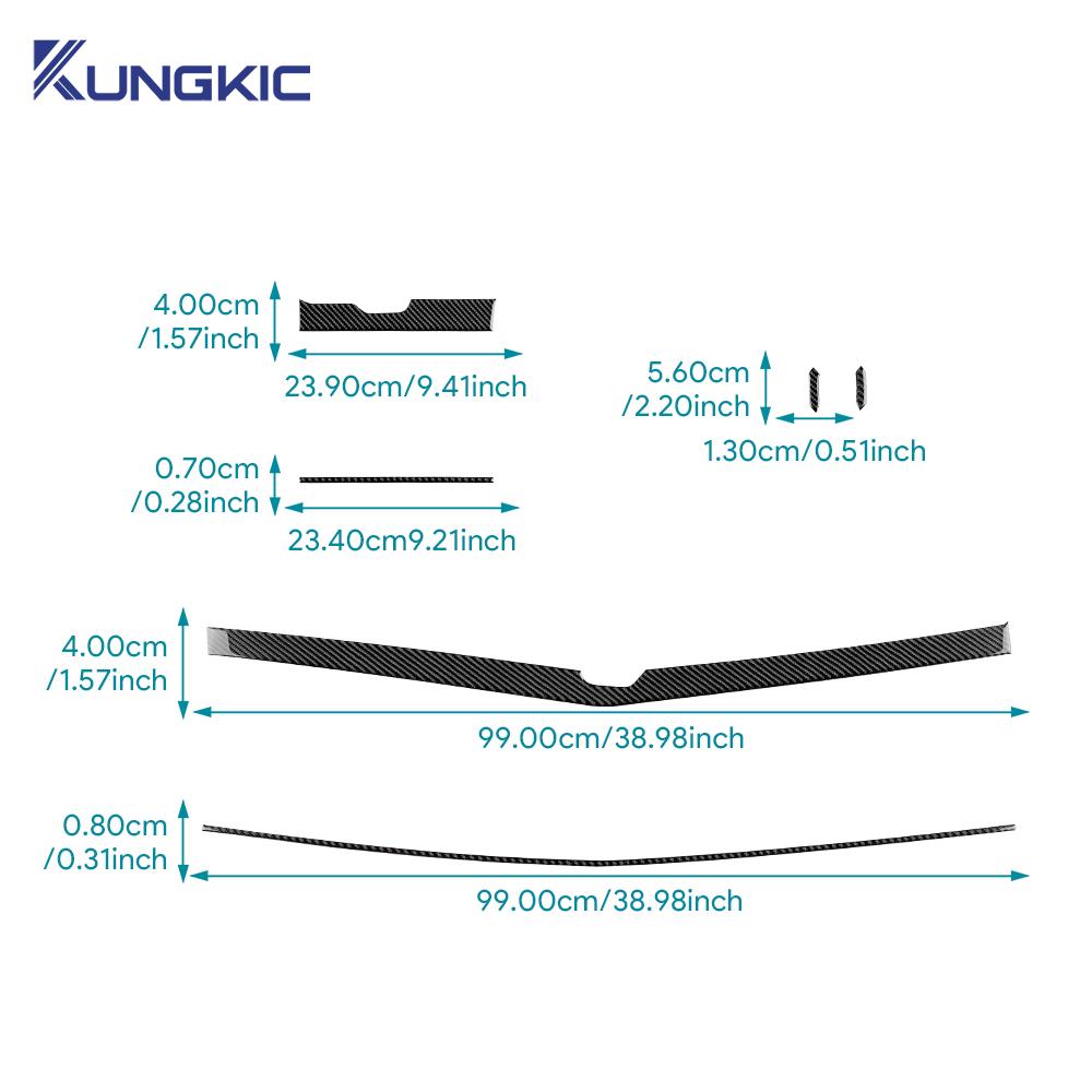 Real Soft Carbon Fiber Sticker For Kia Sportage NQ5 2025 2025 2025 2025 LHD RHD Car Instrument  Strip Panel Interior Accessories