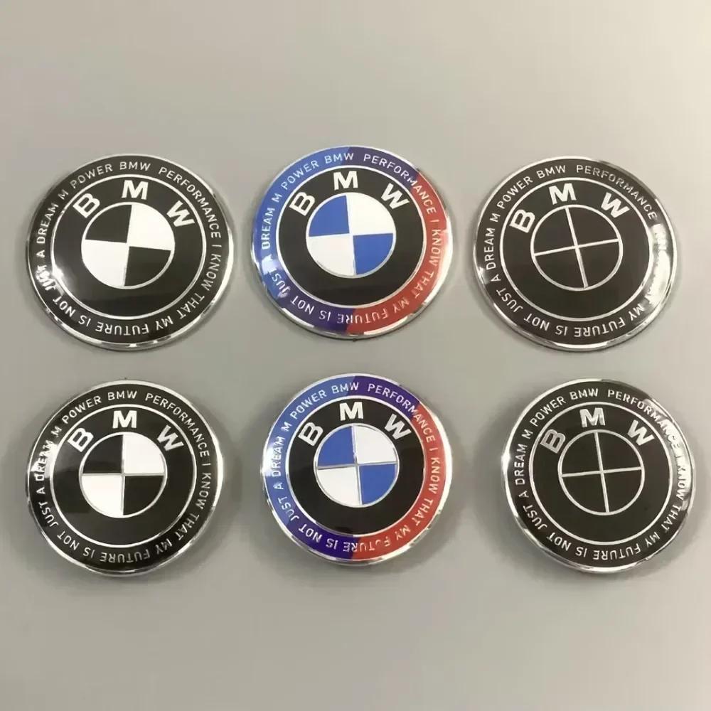 Gorący produkt 82mm Emblemat na maskę przednią do BMW Tor Wyścigowy Czarno-Białe Logo 74mm Emblemat tylny