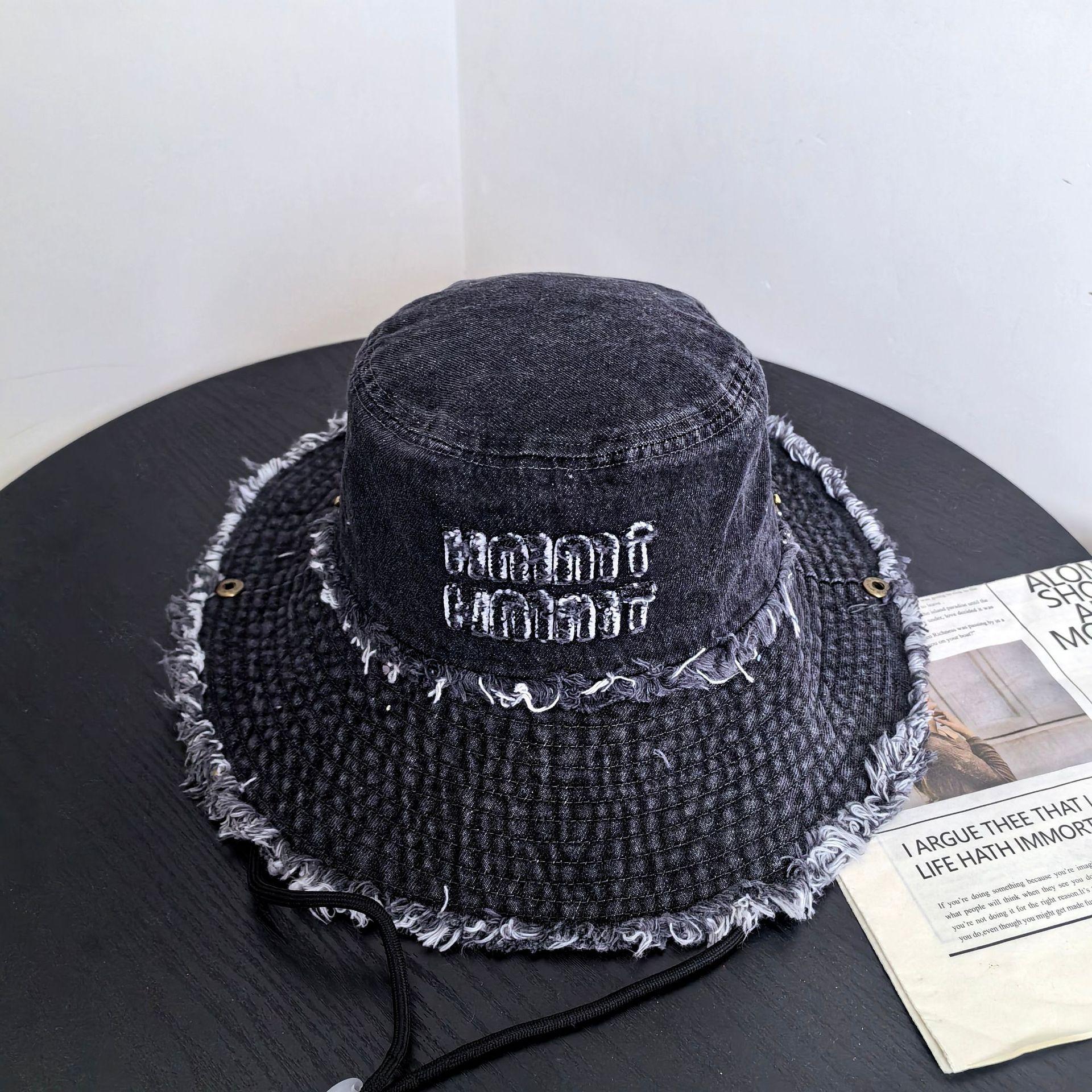 

Весенняя джинсовая модная походная шляпа Rough Edge для женщин и студентов, весенне-летняя, для путешествий, маленькая пляжная шляпа с козырьком, большая M（56-58cm） серый