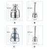 Universal 3Mode Kitchen Faucet Adapter Aerator Shower Head Pressure Home Water Saving Bubbler Splash Filter Tap Nozzle Connector