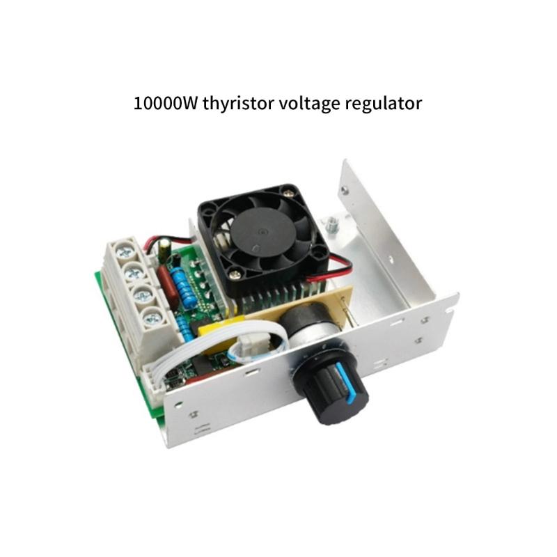 Metal and Plastic Variable Speed Regulator with Dimming and Temperature Adjustment for Lighting and Fan Control