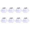 Set of 8 Practical Adhesive Round Castors for Furniture Featuring Sturdy Stainless Steel Beads for Easy Transport