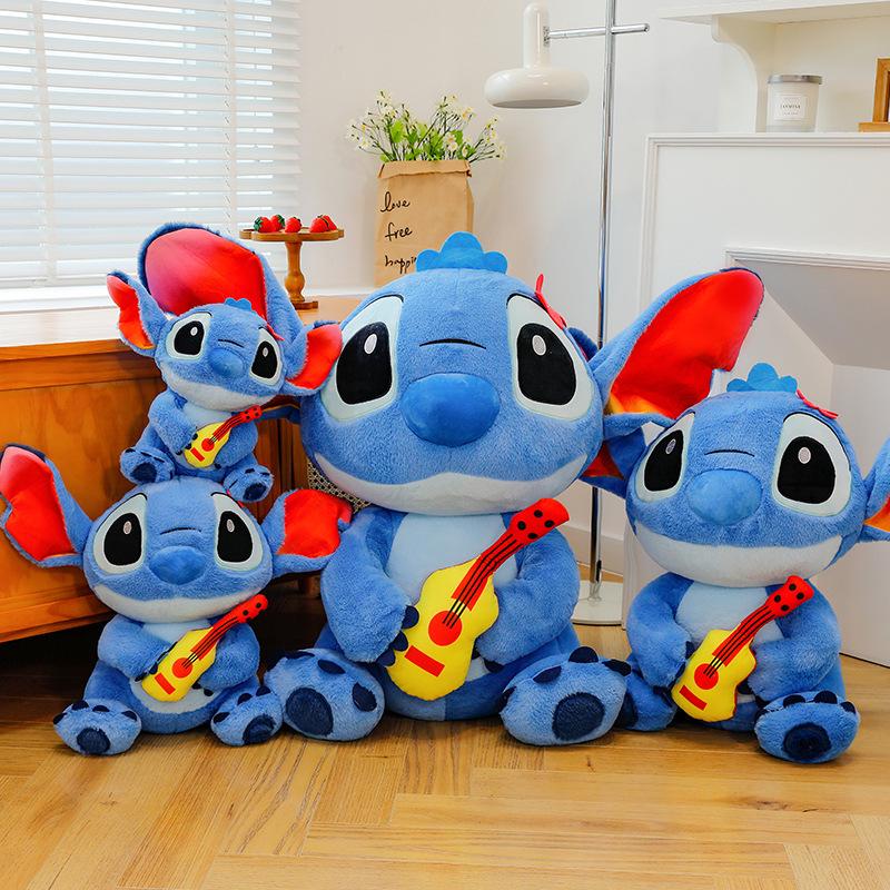 New Stitch Guitar Plush Toy - Lilo & Stitch Claw Machine Exchange Birthday Gift