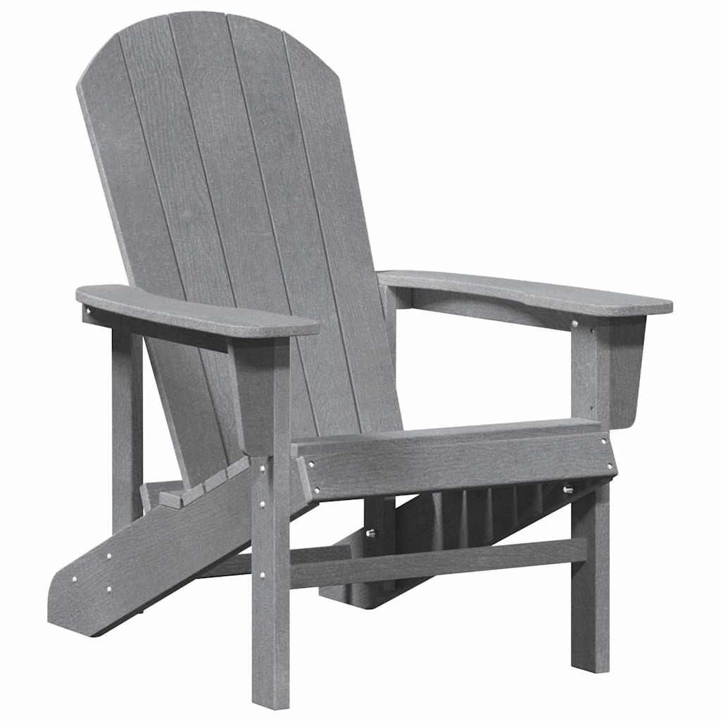 Garden Chair 2 Pcs Light Grey 82 X 74 X 92 Cm Polyethylene