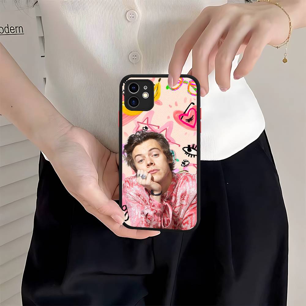 

Famous H-Harris Singer S-Styles Phone Case For iPhone 11 12 13 14 15 16 Pro Plus X XS MAX Matte Bumper Shockproof Cover iphone 14 pro