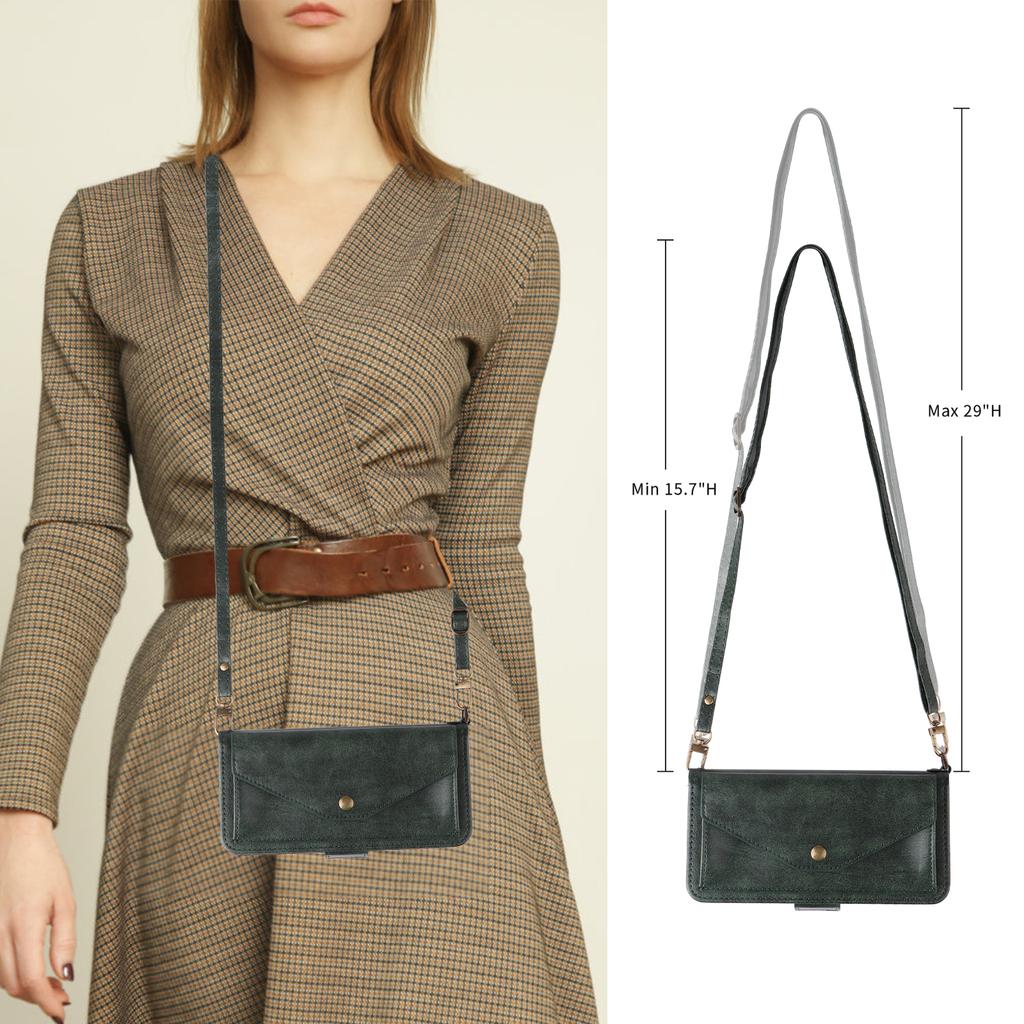 Pro Motorola Edge 60 Pro 5G Kožené pouzdro Magnetické zavírání Peněženka Stojánek Kryt na telefon s popruhem přes tělo