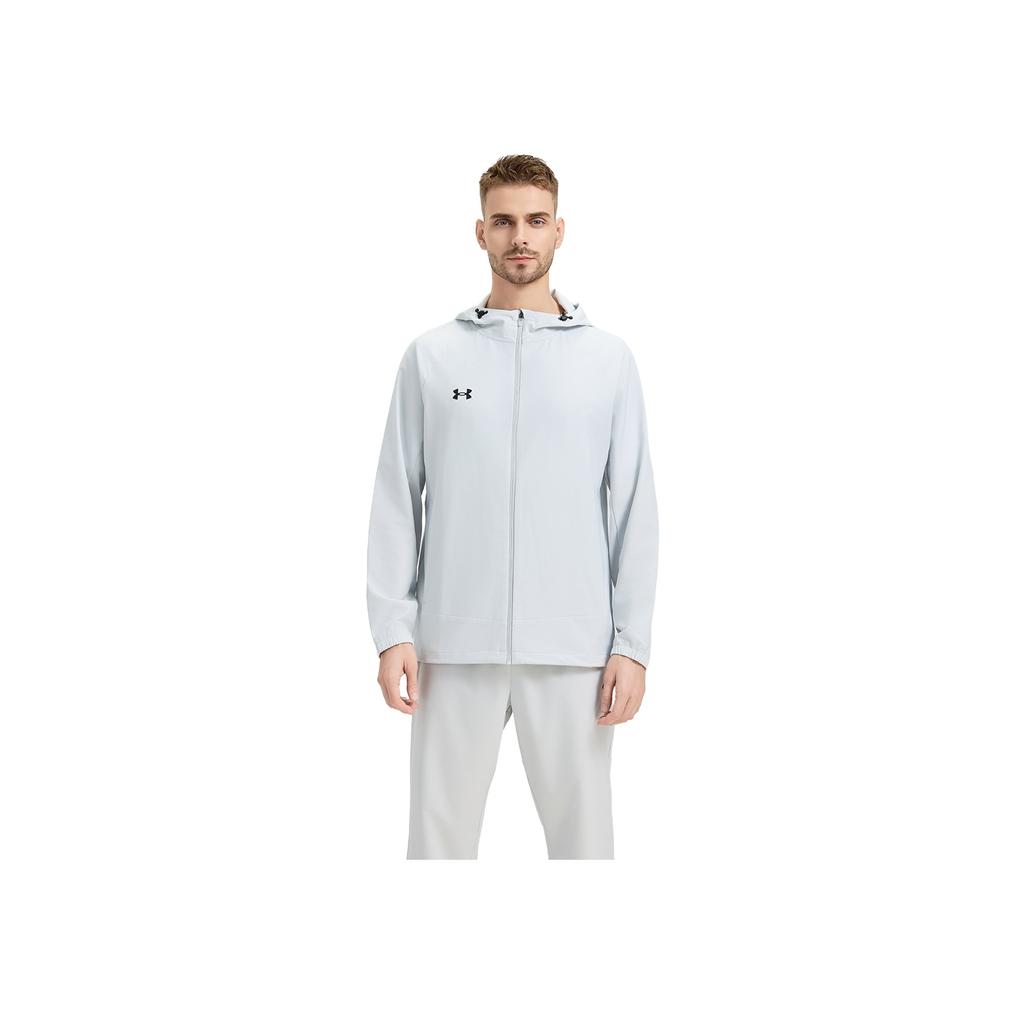 Under Armour Giacca con cappuccio antivento e resistente all'acqua, ampia, da esterno, per corsa e ciclismo, giacca unisex 25600401-014